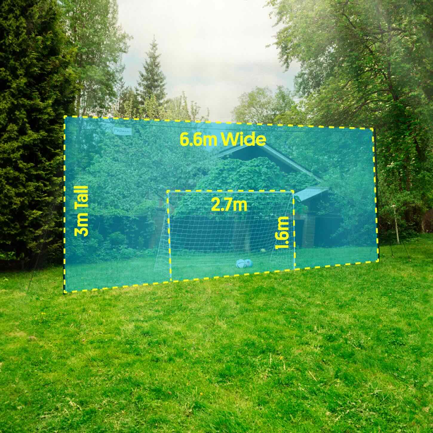 Open Goaaal® Football Goal 3-in-1 Trainer - STANDARD