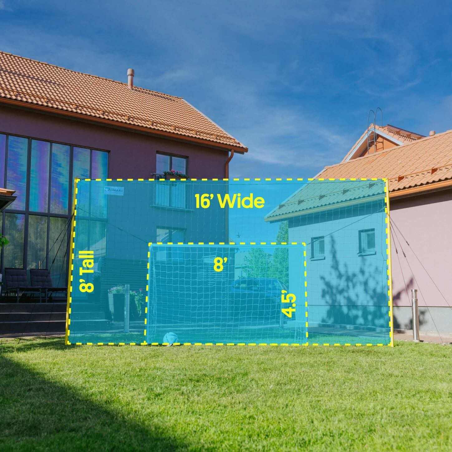 Open Goaaal® Football Goal 3-in-1 Trainer - JUNIOR